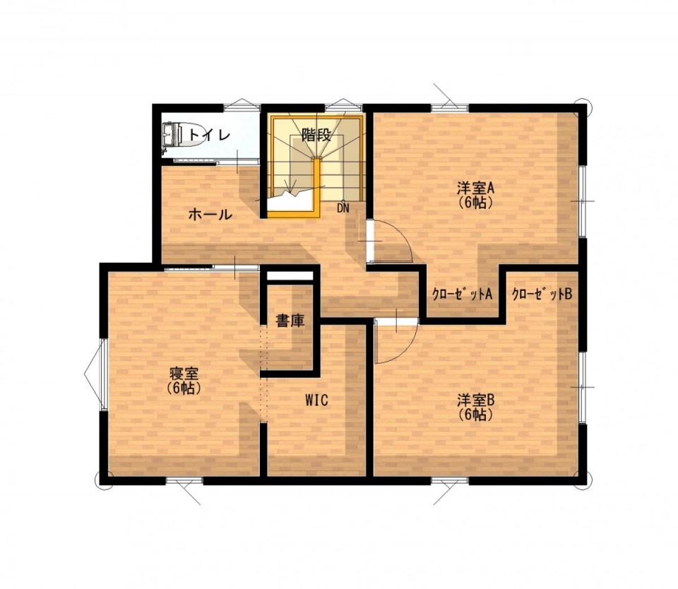 間取り図 4LDK 2階